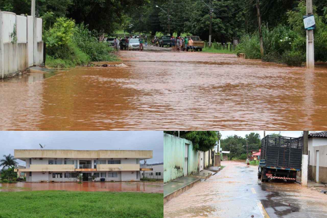 Chuva Castiga Cidades Do Sul Do Pi Em Corrente Ruas Ficam Alagadas E