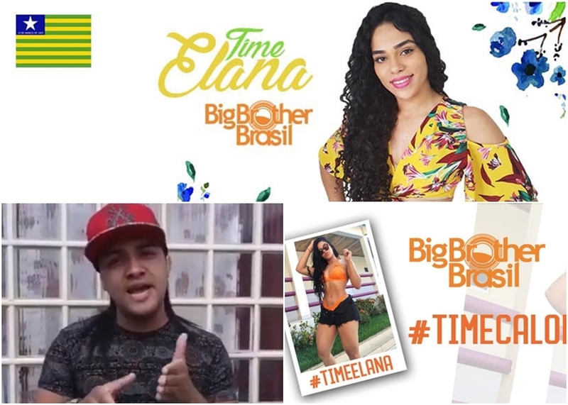 Cantor Cristiano Gama grava música para 'Elana', a piauiense está no BBB-19; (assista o vídeo)