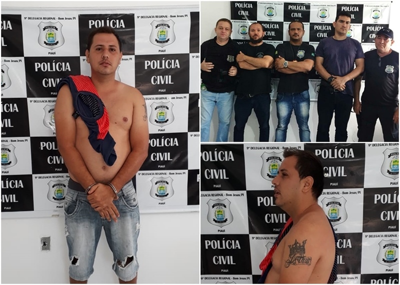 Polícia Civil de Bom Jesus prende o maior traficante de Redenção do Gurgueia