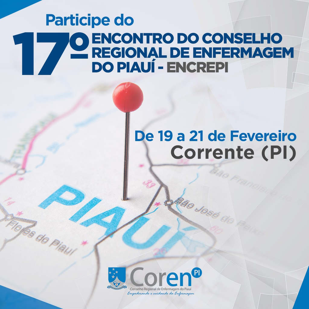 Município de Corrente sedia 17º Encontro do Conselho Regional de Enfermagem do Piauí