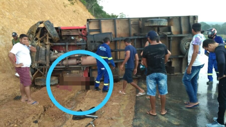 Mulher morre em acidente na BR-135 devido a possível falha no cinto de segurança
