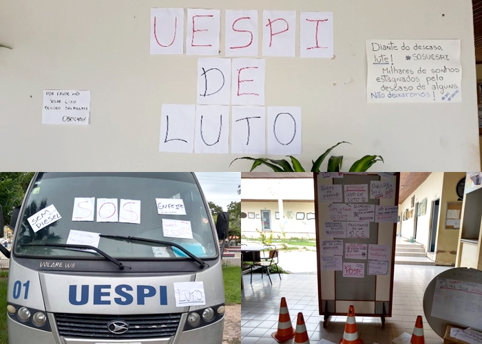Estudantes da Uespi-Campus de Uruçuí aderem a greve e cobram melhorias