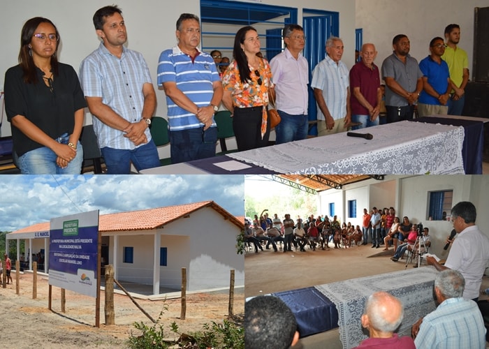Palmeira do PI | Prefeito João da Cruz entrega reforma e ampliação de Escola na zona rural