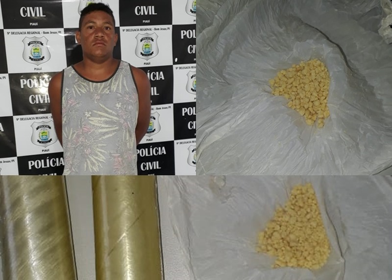 Polícia Civil de Bom Jesus prende foragido que fugiu com advogado