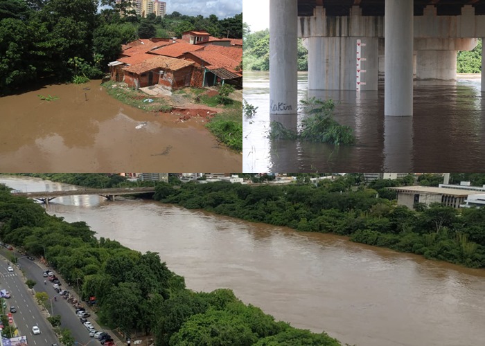 Famílias deixam residências em Teresina após rios Poti e Parnaíba atingirem cota de inundação
