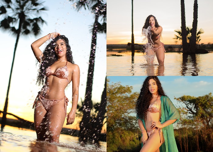 Elana realiza ensaio sensual no Piauí e diz que ainda não beijou na boca