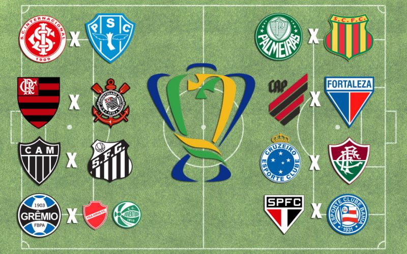 Flamengo e Corinthians vão se enfrentar nas oitavas da Copa do Brasil: (veja os confrontos)