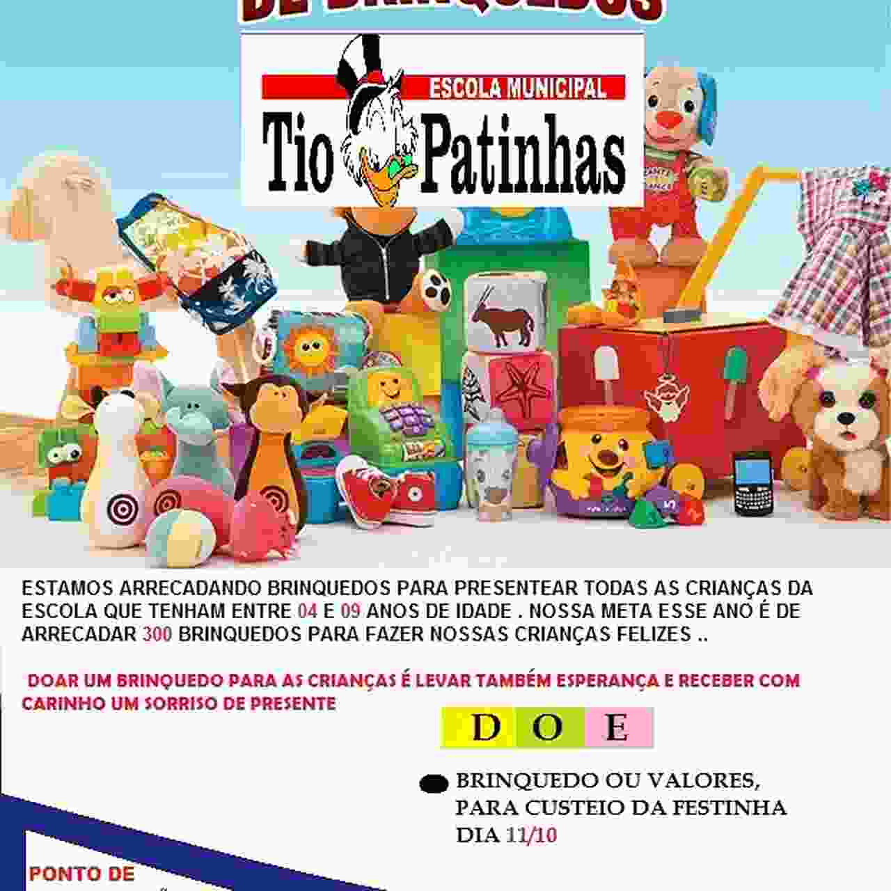 Projeto semana da Criança na Escola Tio Patinhas