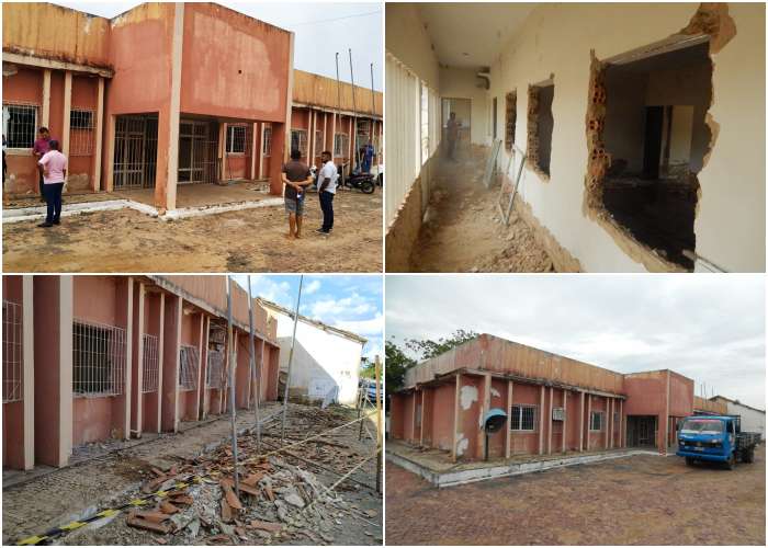 Dr. Manoel Júnior inicia reforma do antigo prédio da prefeitura de Cristino Castro