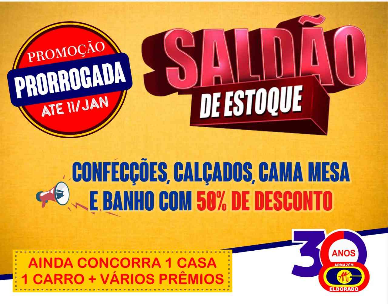 Comunicado Armazém Eldorado: Confira as regras para participar do sorteio de 'UMA CASA e UM CARRO'