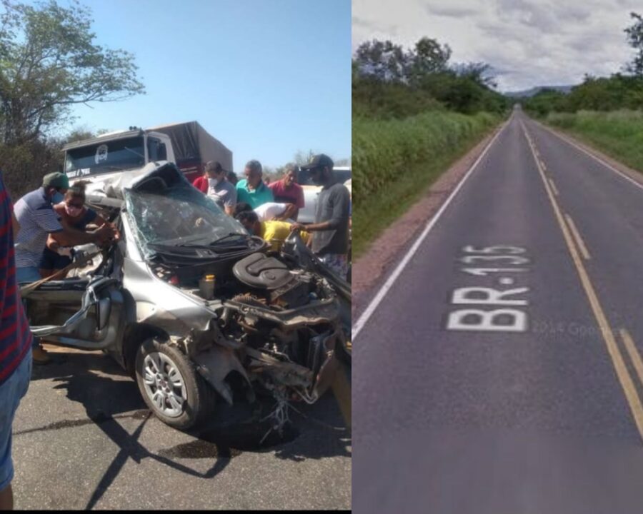 URGENTE: Colisão frontal na BR-135 deixa ex-vereador de Redenção do Gurgueia gravemente ferido
