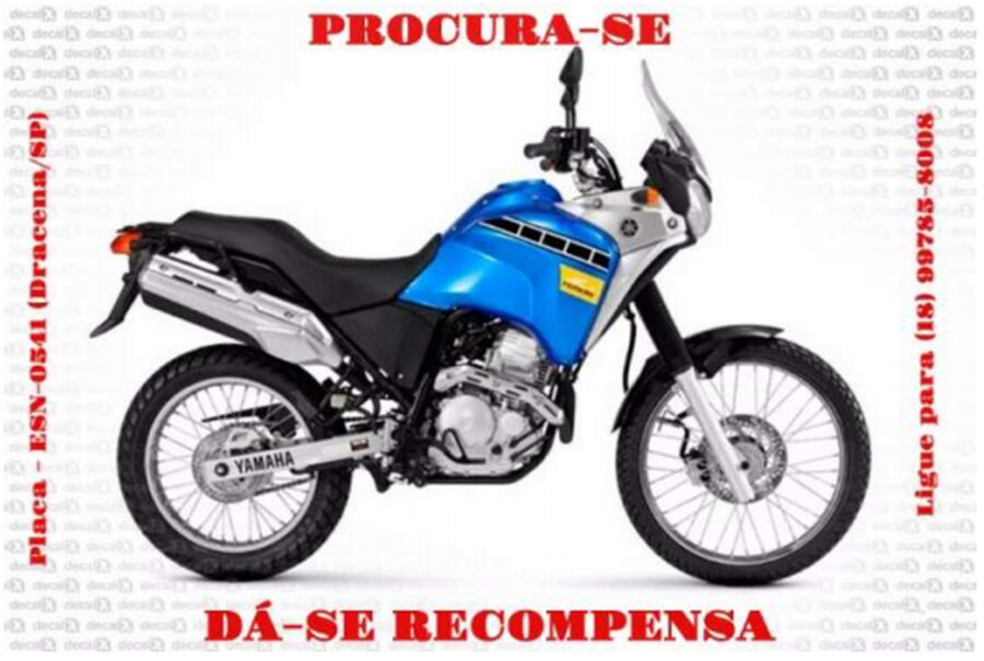 URGENTE: Proprietário oferece recompensa por informações sobre Moto desaparecida