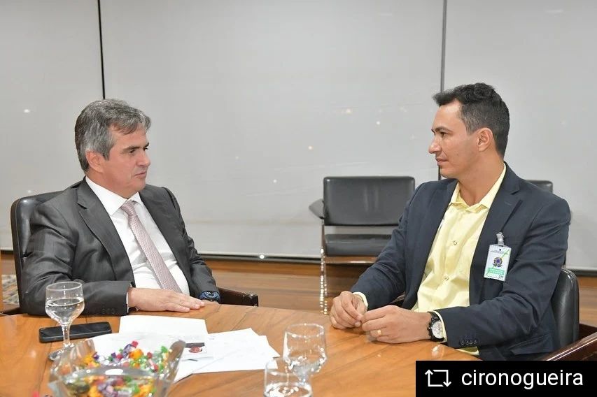 Avelino Lopes: Moreninho se reúne com Ministro Ciro Nigueira em Brasília