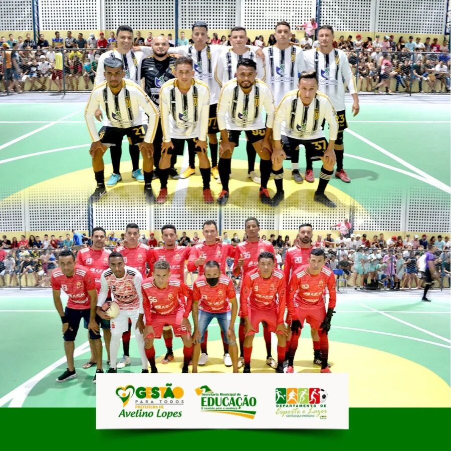 Moreninho participa de jogo final de Futsal promovido pela prefeitura de Avelino Lopes