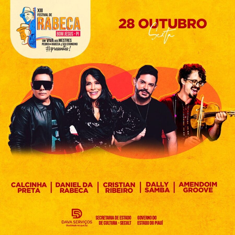 13º Festival de Rabeca começa hoje (26), em Bom Jesus, Sul do PI; (veja a programação)