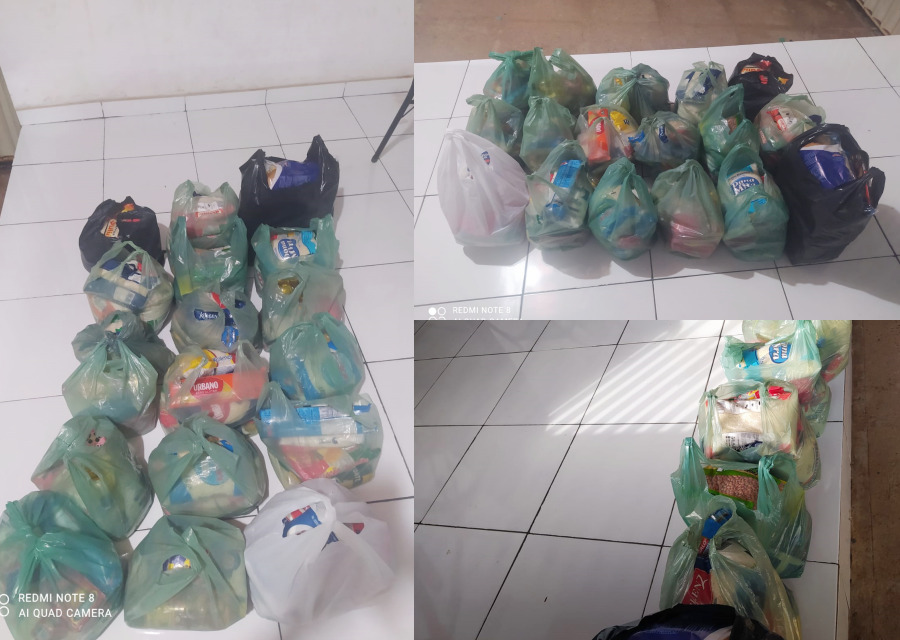 Desportistas realizam ação para arrecadar alimentos para famílias carentes em Cristino Castro