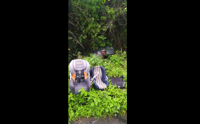 "Cadeirinha" salva vida de três crianças durante acidente no Piauí