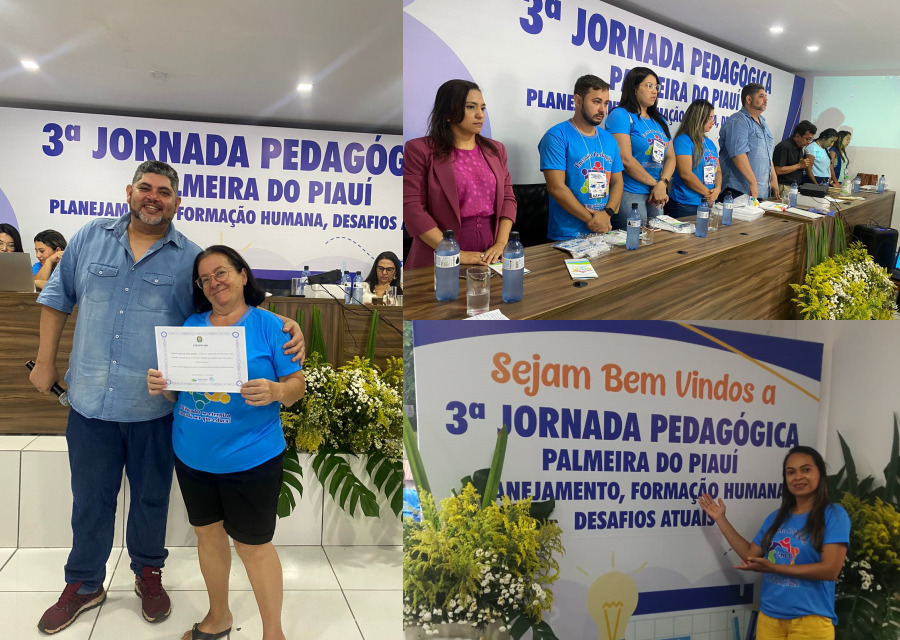 Palmeira do Piauí | 3ª Jornada Pedagógica homenageia professores com certificado de honra ao mérito