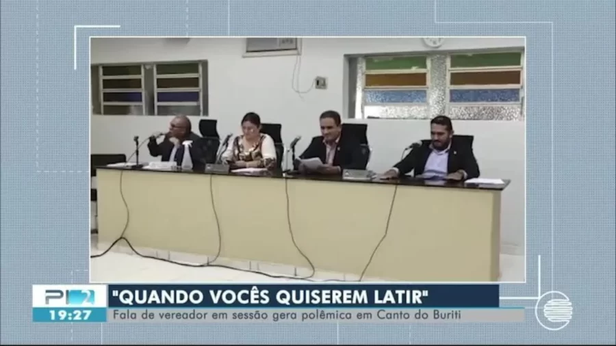 Vereador manda professoras pararem de “latir” durante sessão em Canto do Buriti
