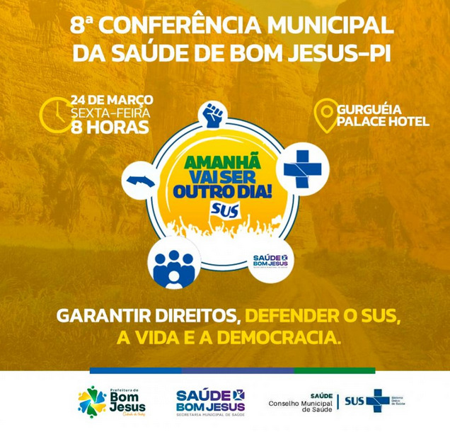 Bom Jesus realizará 8ª Conferência Municipal de Saúde