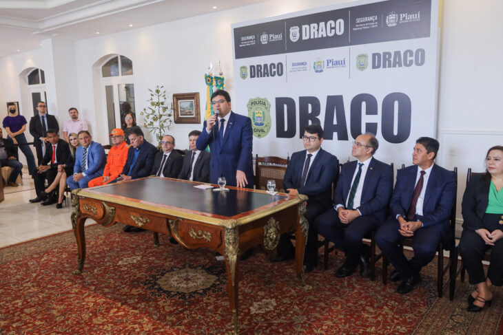 Solenidade marca a criação de nove delegacias especializadas e do Draco no Piauí