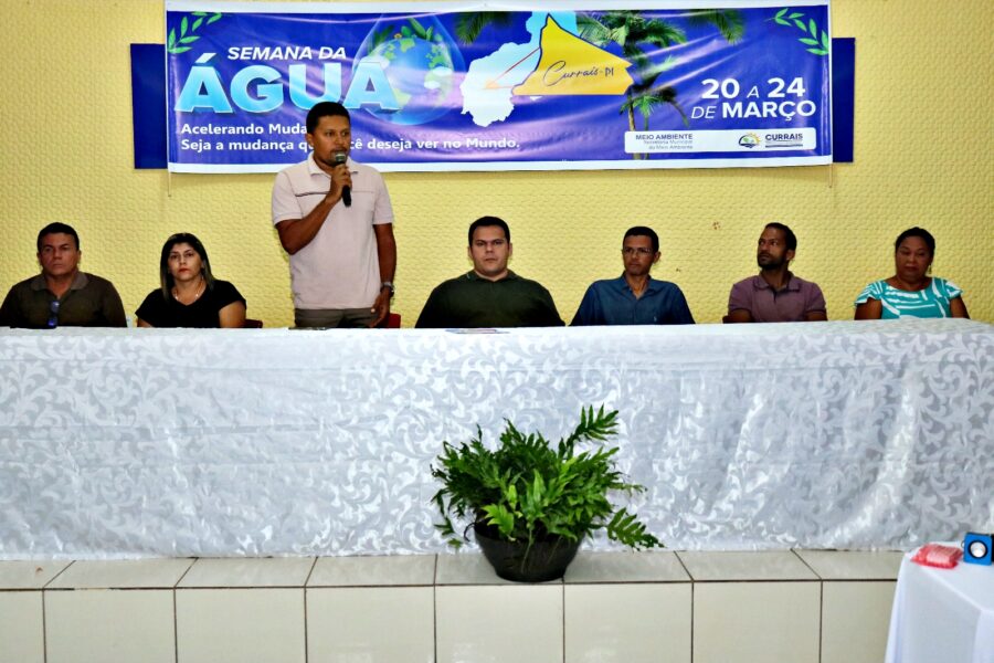 Em Currais, abertura da semana municipal da Água