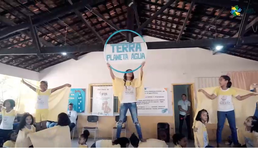 Secretaria de meio ambiente de Bom Jesus e Escola EMTI comemoram semana da água