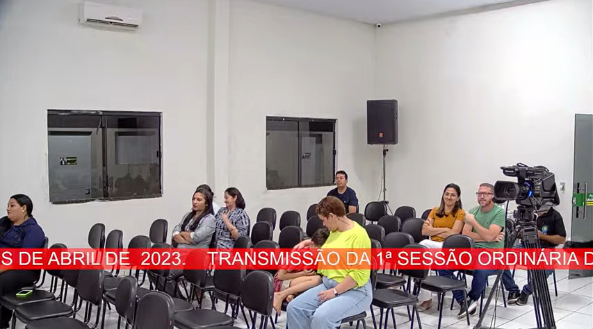 Foto: Print reprodução da seção ordinária da Câmara de Bom Jesus (Crédito: JLM Produções)