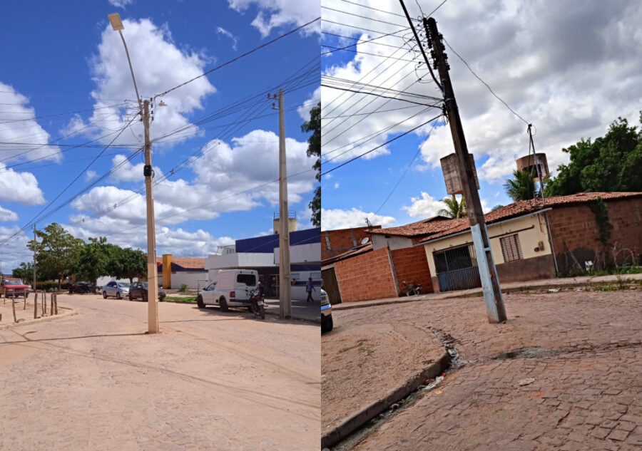 Vereador cobra Equatorial Energia Piauí retirada de postes do meio de ruas em Bom Jesus