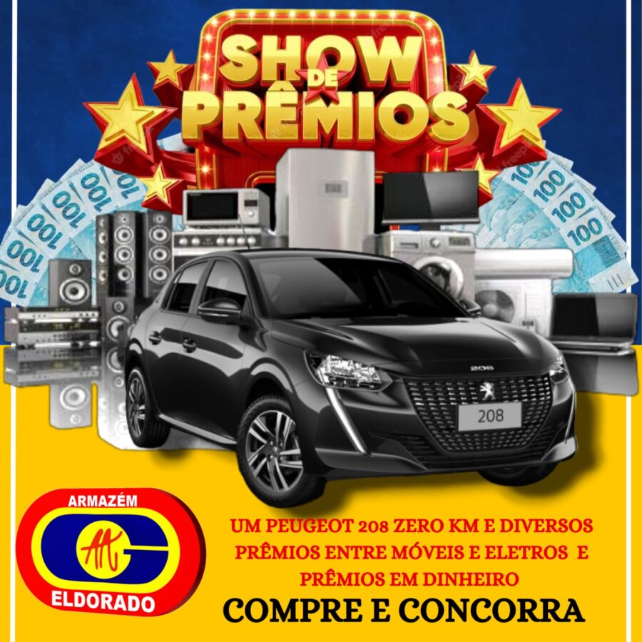 Armazém Eldorado sorteia mais um Carro 0 Km; (Show de Prêmios)