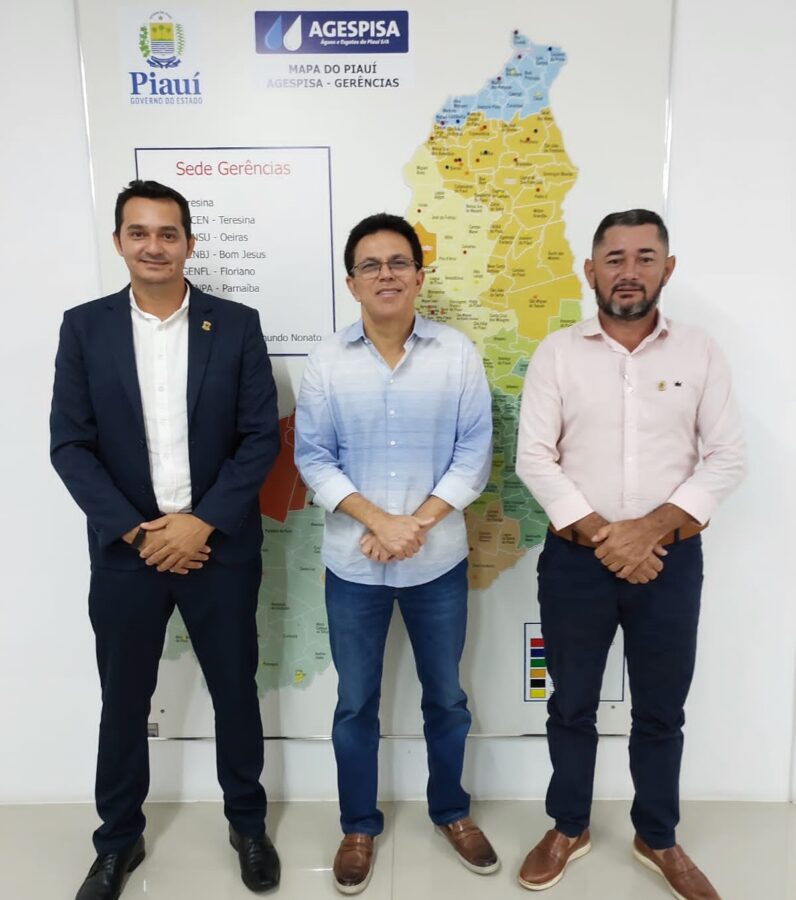Presidente da Câmara de Curimatá se reúne com presidente da Agespisa em busca de melhorias