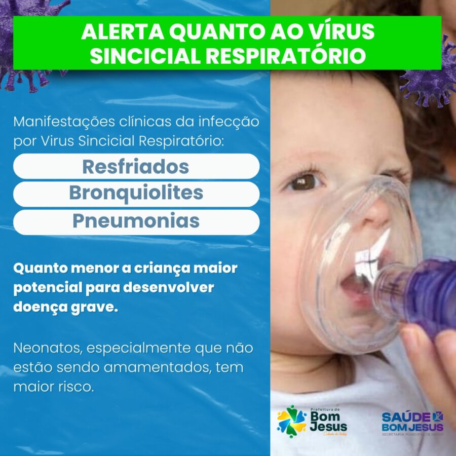 ALERTA: veja os detalhes sobre o (VSR) Vírus Sincicial Respiratório em crianças