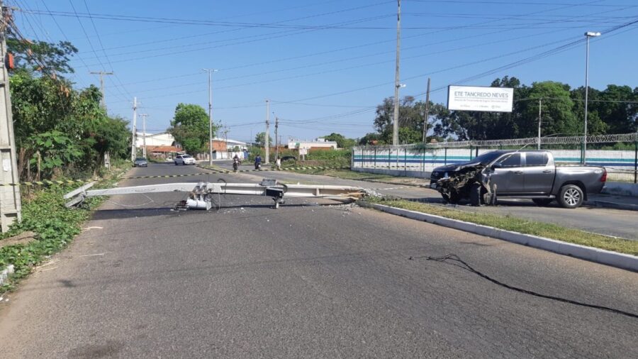 Abalroamentos com postes da rede elétrica aumentam em mais de 70% no Piauí