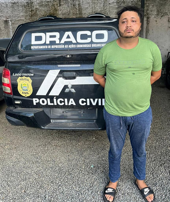 Draco prende homem suspeito de fundar facção Comando Vermelho no Piauí