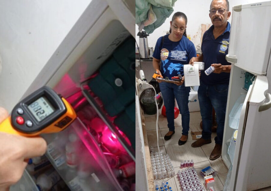 URGENTE: Adapi apreende vacinas armazenadas em temperatura inadequada em Bom Jesus