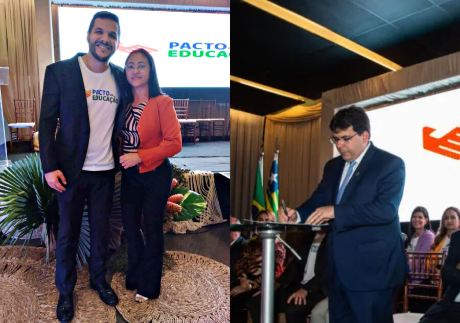 Secretária de Educação de Santa Luz, participa do lançamento “Pacto Pela Educação”