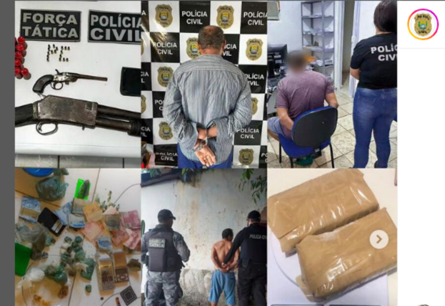 Operação Impacto da Polícia Civil cumpre mandados de prisão em Cristino Castro