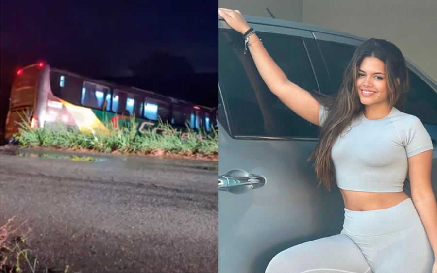 Cantora Brisa Star sofre acidente de ônibus com os pais e banda no Ceará