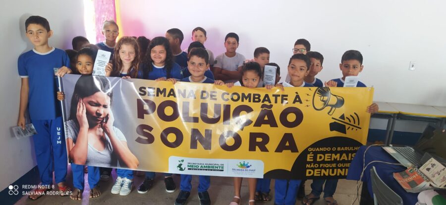 Secretaria de Meio Ambiente realiza Semana de conscientização a poluição sonora em Palmeira do PI