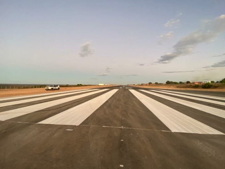 Governo conclui obra da pista de pouso do Aeroporto Regional de Bom Jesus