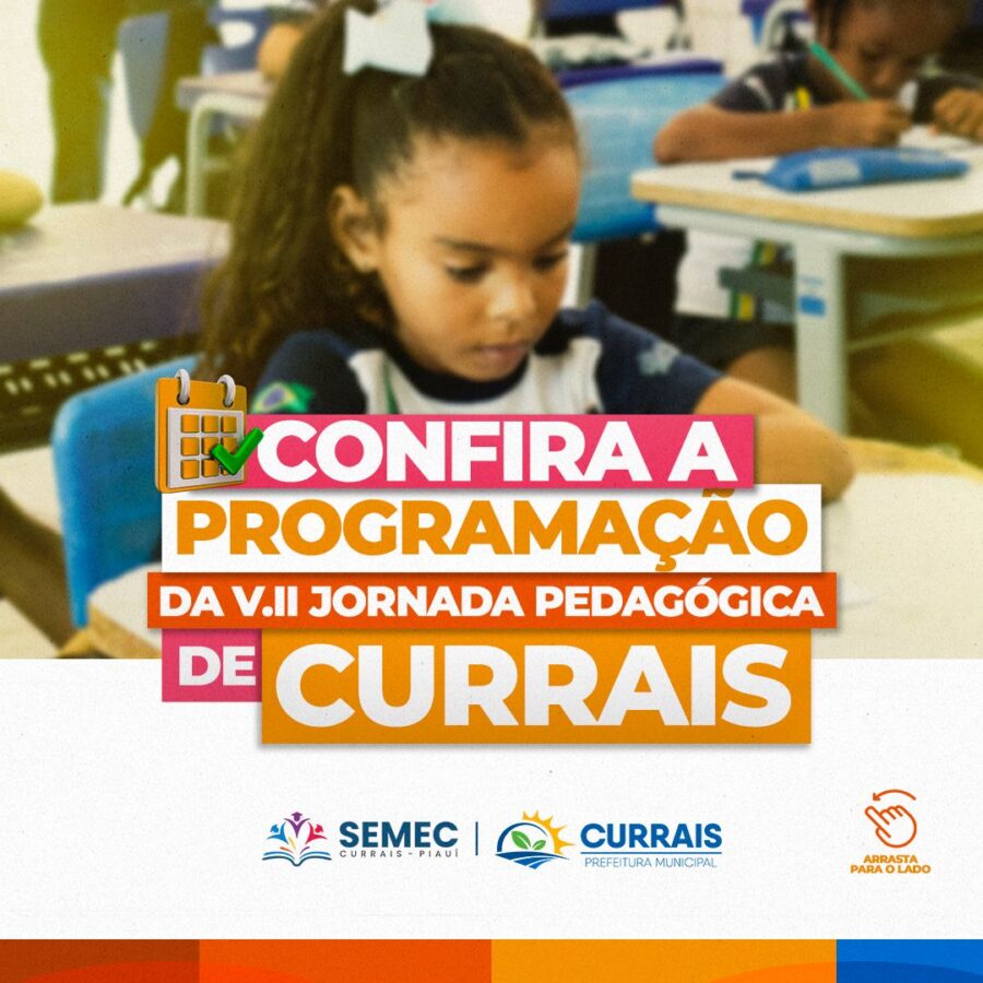 Confira a programação da Semana Pedagógica em Currais