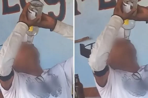 Homem morre ao tomar 1 litro de pinga em aposta: “Bebeu, ganhou”