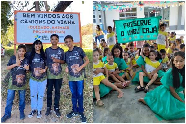 Alunos de Bom Jesus participam de votação popular de Olimpíada Ambiental; veja como votar