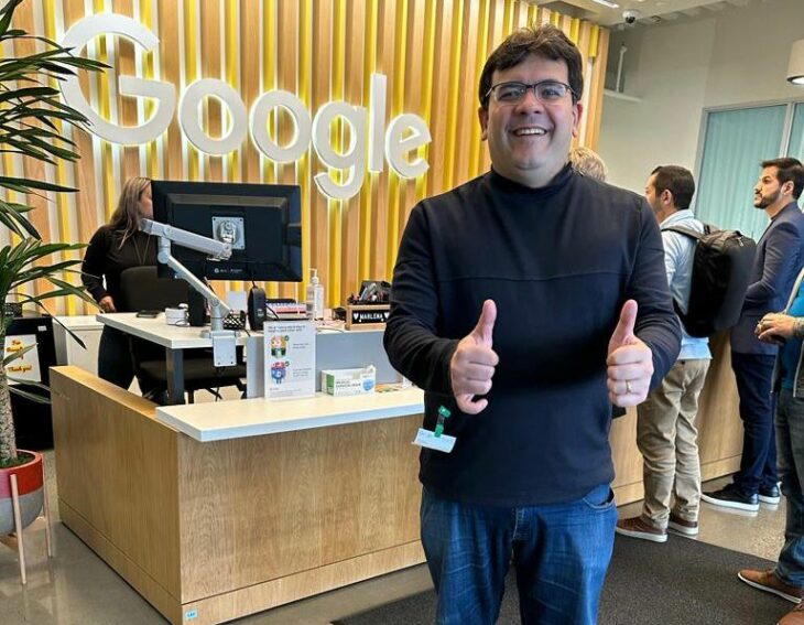 Em visita ao Google, Rafael Fonteles busca parcerias na área de inovação para startups e saúde