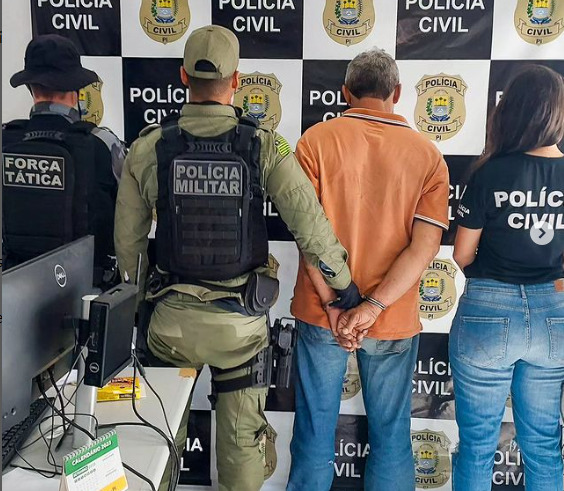Homem é preso em Bom Jesus, acusado de tentativa de homicídio, associação criminosa e porte ilegal de arma