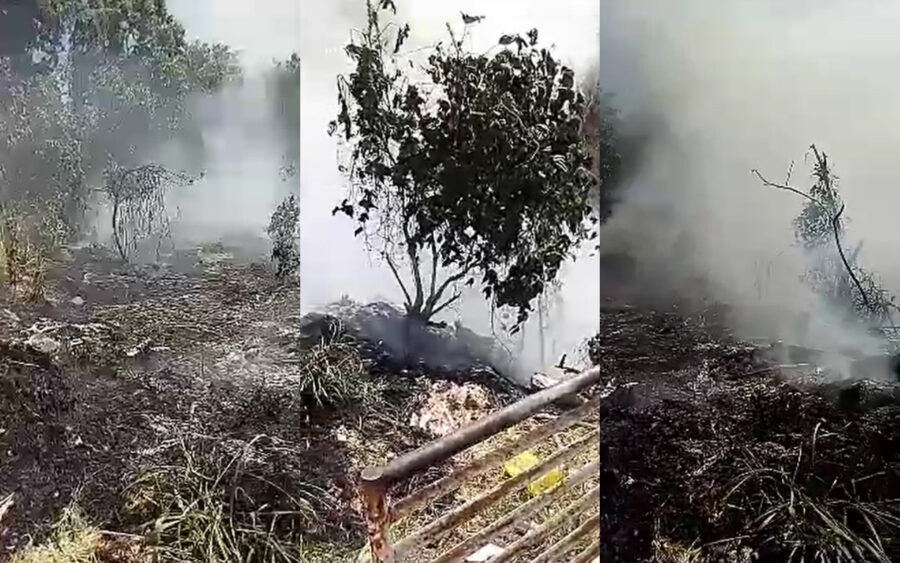 Incêndio de grandes proporções em Bom Jesus, região ainda não conta com Corpo de Bombeiros