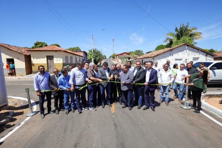 Rafael Fonteles inaugura asfalto e anuncia novas obras para Santa Filomena