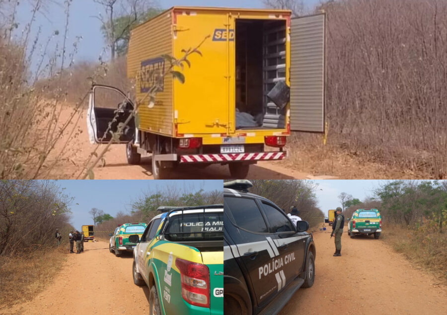 Assaltante intercepta veículo dos Correios e rouba carga na PI-413, entre Curimatá e Júlio Borges