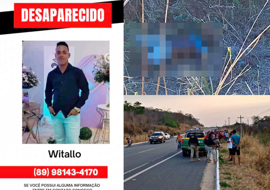 URGENTE: corpo de jovem desaparecido é encontrado em Cristino Castro, Sul do PI