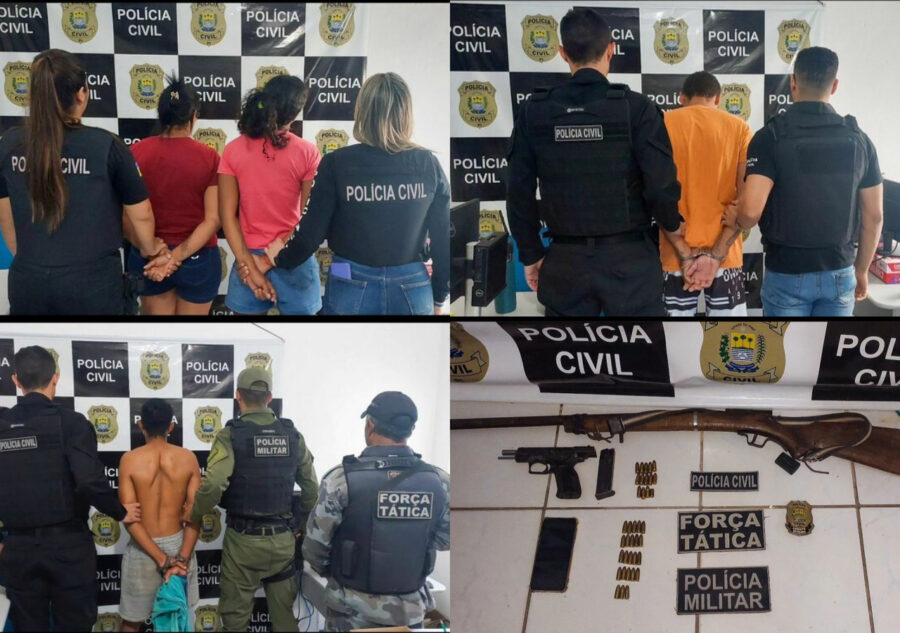URGENTE: Quatro pessoas são presas pela PC em Bom Jesus e Redenção do Gurguéia